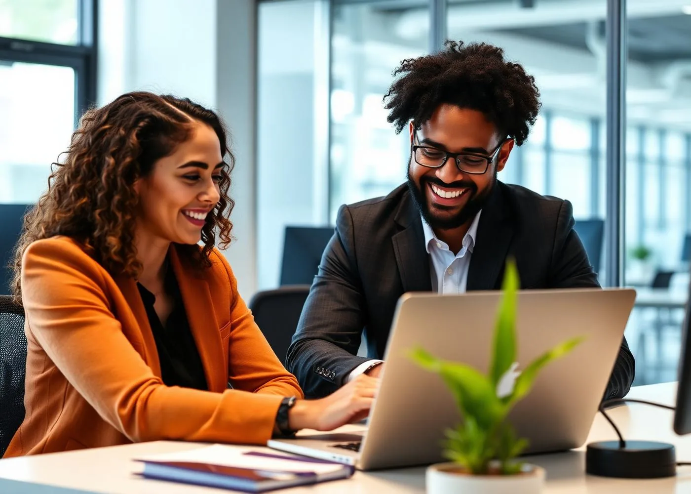 IT professionals collaborating